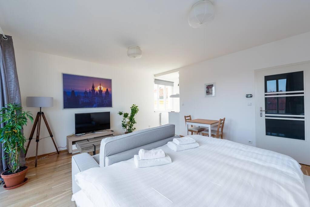 פראג Sunny Safron Apartment מראה חיצוני תמונה